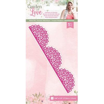 Crafter's Companion Dies Garden of Love - Delicate Lace Border